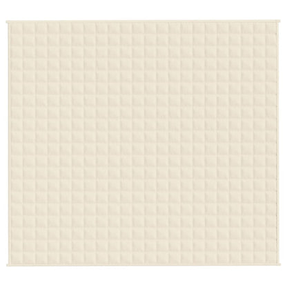 Coperta Ponderata Crema Chiaro 200x230 cm 13 kg Tessuto - homemem39