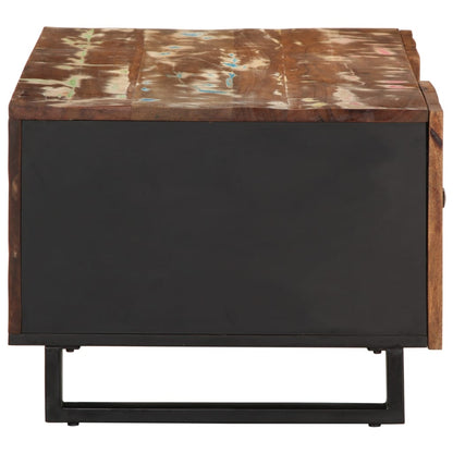 Tavolino Soggiorno 100x54x40cm Massello Recupero e Multistrato