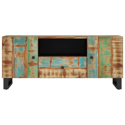 Mobile TV 105x33,5x46cm Legno Massello Recupero e Multistrato