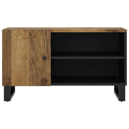 Mobile TV 80x33x46cm Legno Massello Mango e Legno Multistrato