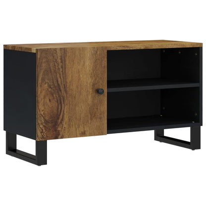 Mobile TV 80x33x46cm Legno Massello Mango e Legno Multistrato