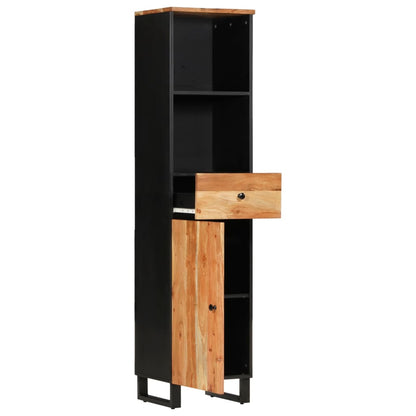Mobile da Bagno 38x33x160 cm in Legno Massello di Acacia | homemem39