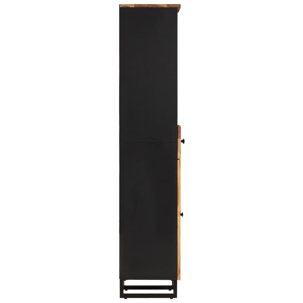 Mobile da Bagno 38x33x160 cm in Legno Massello di Acacia | homemem39