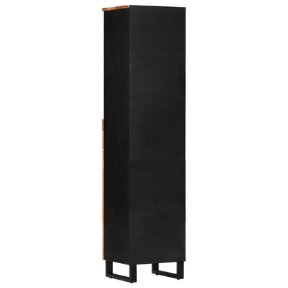 Mobile da Bagno 38x33x160 cm in Legno Massello di Acacia | homemem39