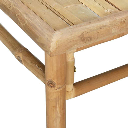 Set Salotto da Giardino 2pz con Cuscini Grigio Scuro Bambù | homemem39