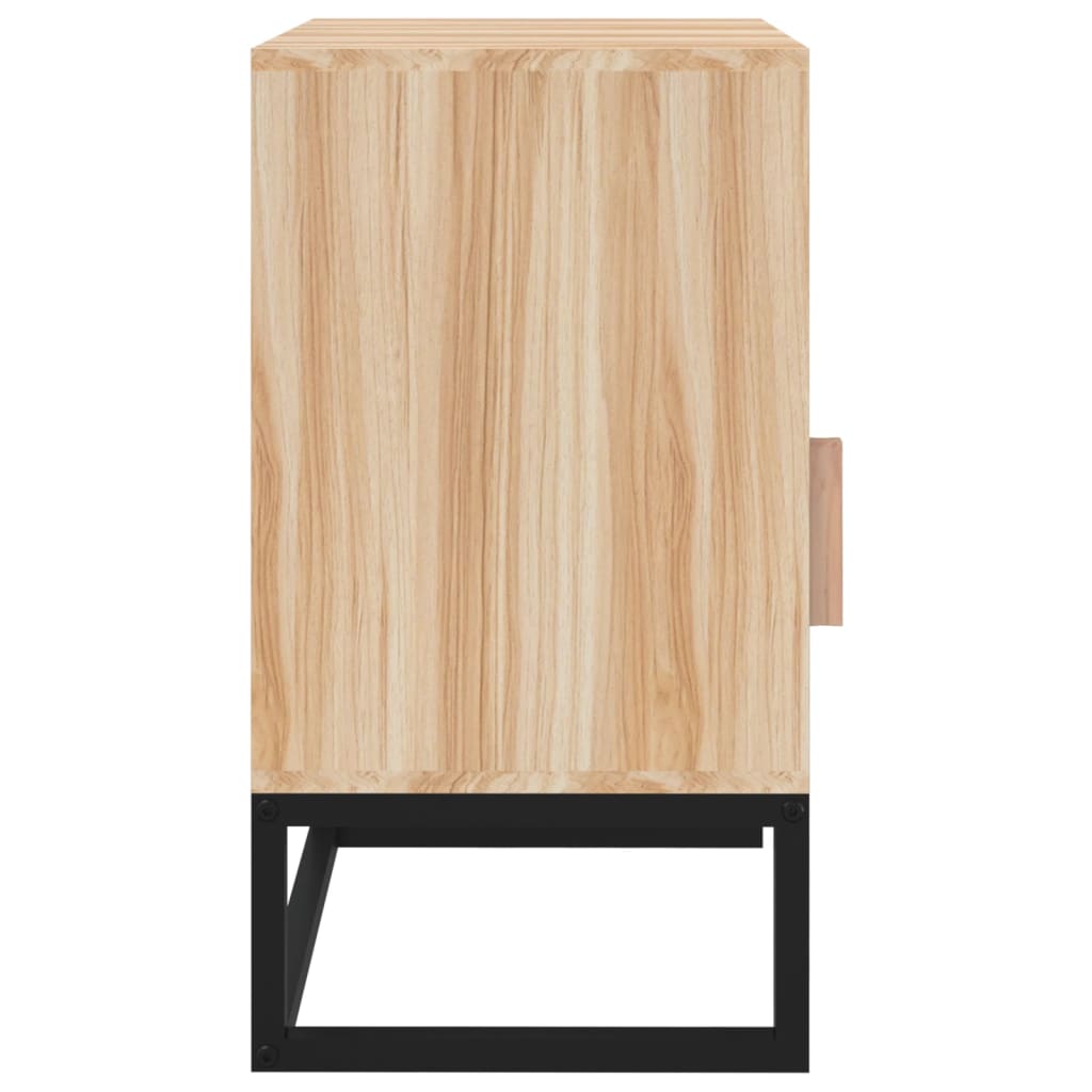 Comodino 40x30x55,5 cm Legno Multistrato e Ferro