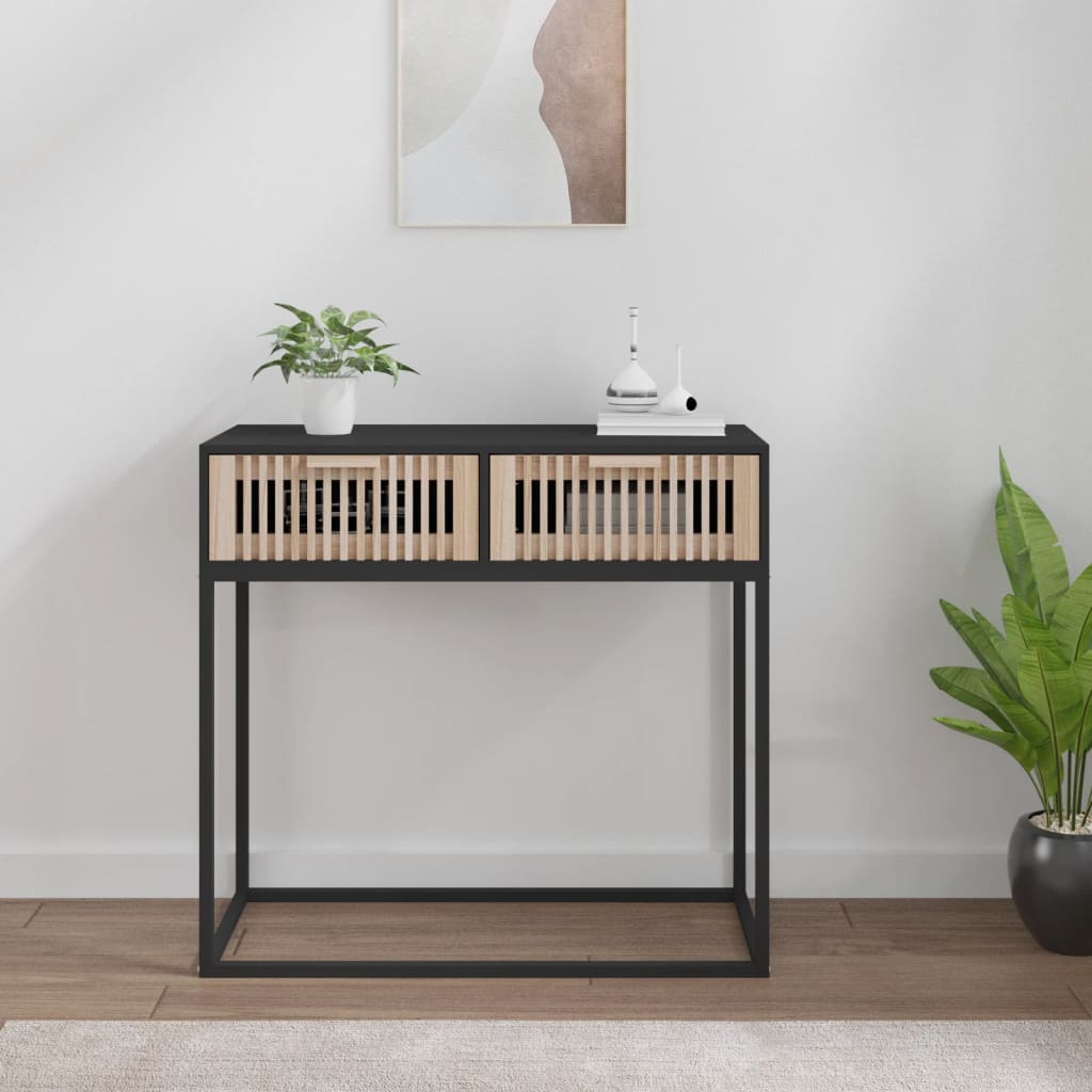Tavolino Consolle legno multistrato e Ferro