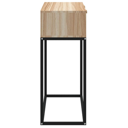 Tavolino Consolle 80x30x75 cm Legno Multistrato e Ferro | homemem39