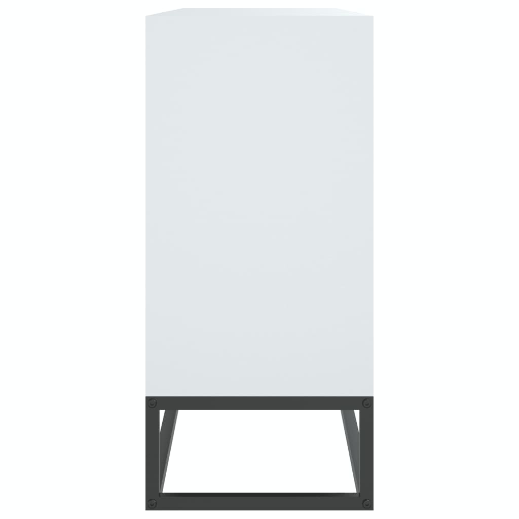 Credenza Bianca 105x30x65 cm in Legno Multistrato - homemem39