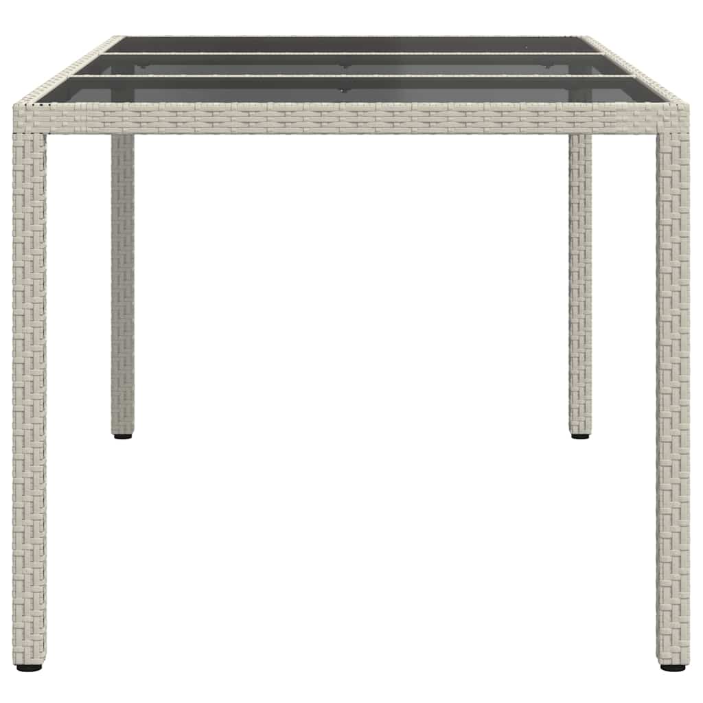 Tavolo da Pranzo da Giardino Bianco 150 x 90 x 75 cm polyrattan