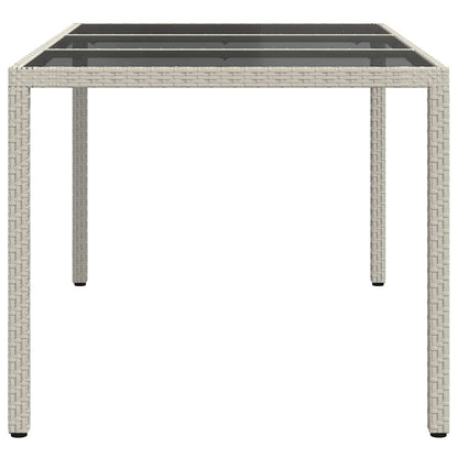 Tavolo da Pranzo da Giardino Bianco 150 x 90 x 75 cm polyrattan
