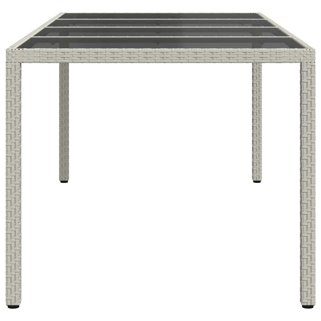 Tavolo da Pranzo da Giardino Bianco 190 x 90 x 75 cm polyrattan