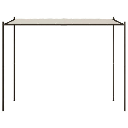 Gazebo Bianco 3x3 m 180 g/m² Tessuto e Acciaio - homemem39