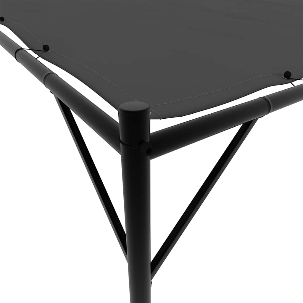 Gazebo Antracite 4x4 m 180 g/m² Tessuto e Acciaio - homemem39