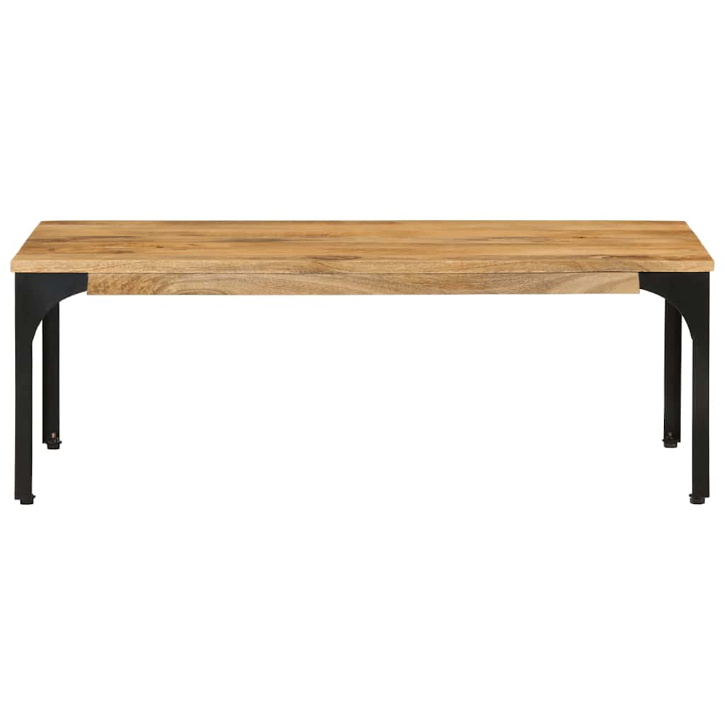 Tavolino da Salotto 100x55x35 cm in Legno Massello di Mango | homemem39