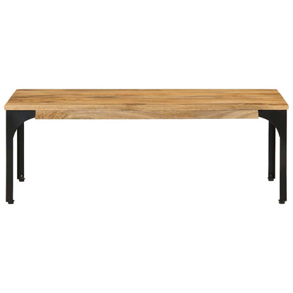 Tavolino da Salotto 100x55x35 cm in Legno Massello di Mango | homemem39