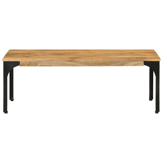 Tavolino da Salotto 100x55x35 cm in Legno Massello di Mango | homemem39