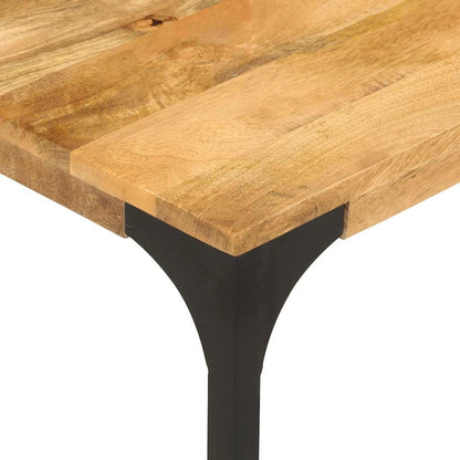 Tavolino da Salotto 100x55x35 cm in Legno Massello di Mango | homemem39