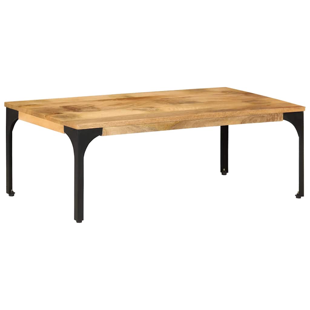 Tavolino da Salotto 100x55x35 cm in Legno Massello di Mango | homemem39