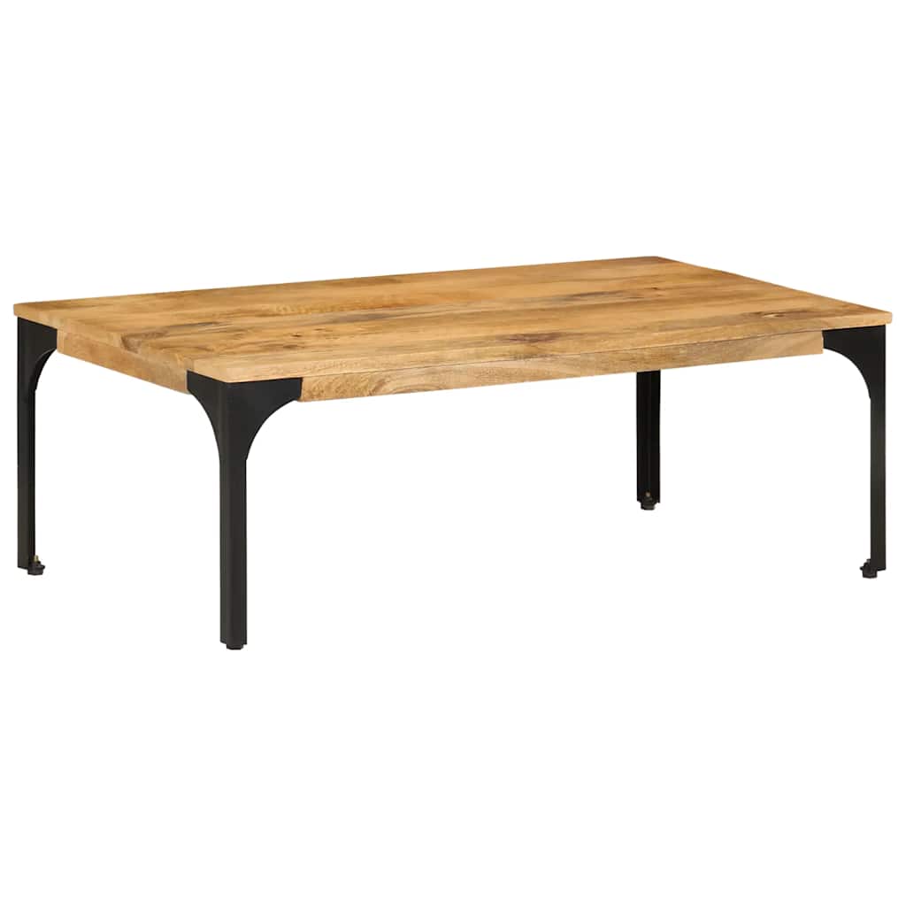 Tavolino da Salotto 100x55x35 cm in Legno Massello di Mango | homemem39
