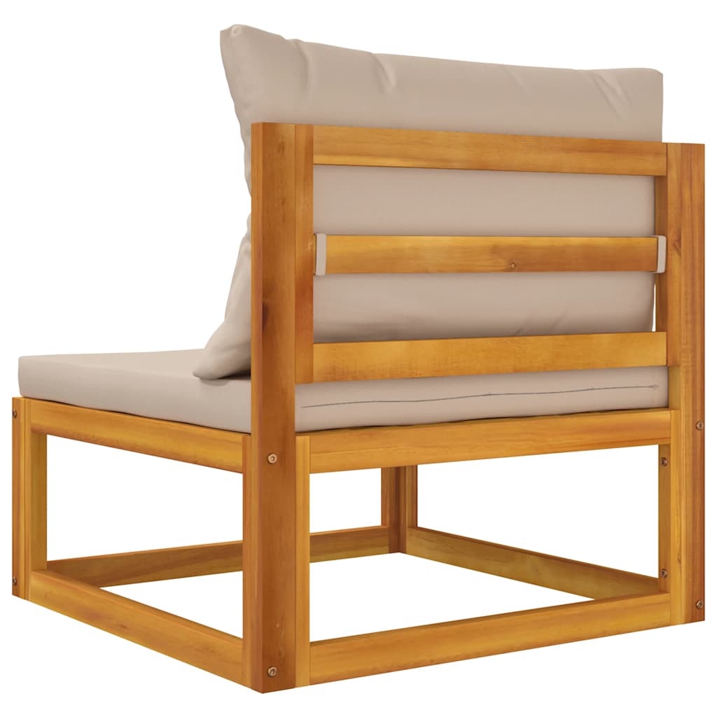 Set Divani da Giardino 2pz con Cuscini Legno Massello Acacia | homemem39