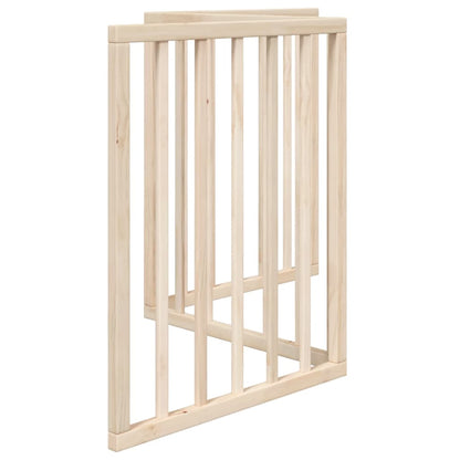 Cancelletto per cani pieghevole a 3 pannelli 150 cm in legno di pioppo | homemem39