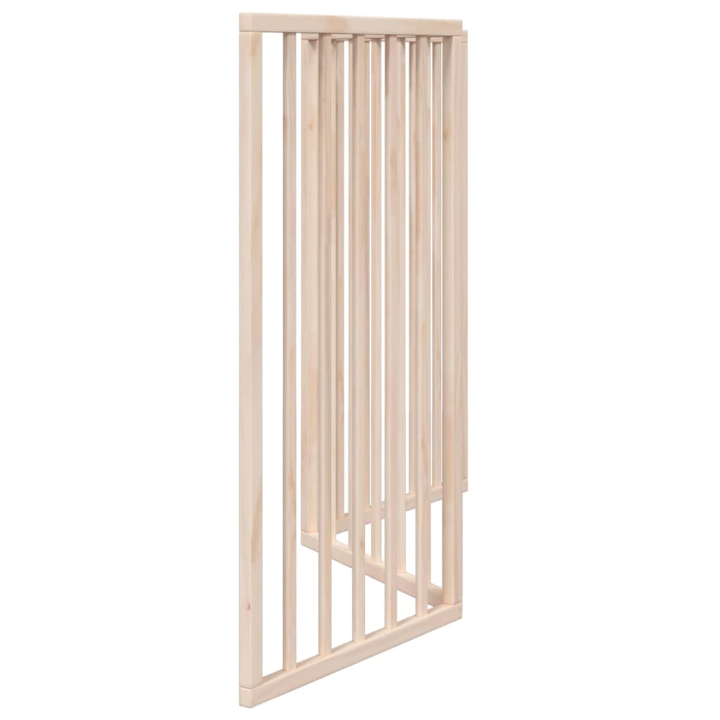 Cancelletto per cani pieghevole a 3 pannelli 150 cm in legno di pioppo | homemem39