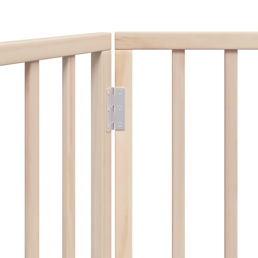 Cancelletto per cani pieghevole a 3 pannelli 150 cm in legno di pioppo | homemem39