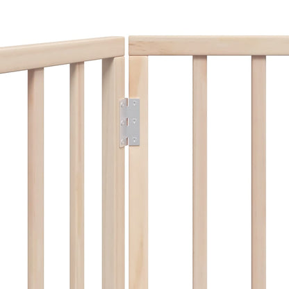 Cancelletto per cani pieghevole a 3 pannelli 150 cm in legno di pioppo | homemem39