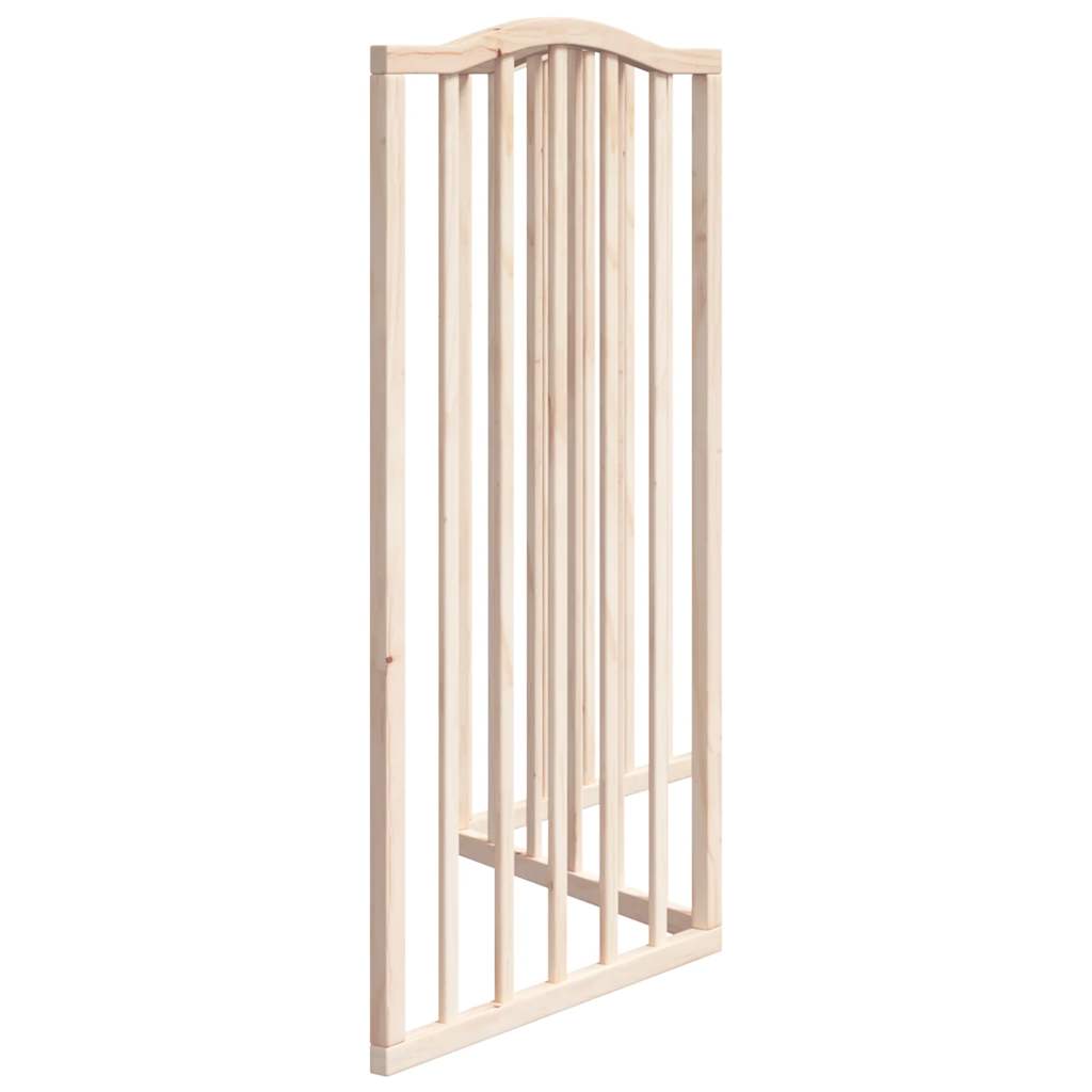 Cancello per Cani Pieghevole 3 Pannelli 150 cm Legno di Pioppo | homemem39