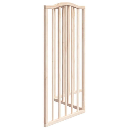 Cancello per Cani Pieghevole 3 Pannelli 150 cm Legno di Pioppo | homemem39