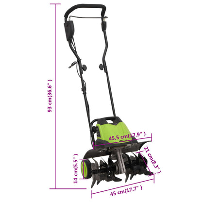 Fresa da Giardino Elettrica con 6 Lame 1500 W