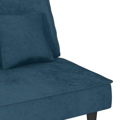 Divano Letto Blu in Velluto | homemem39