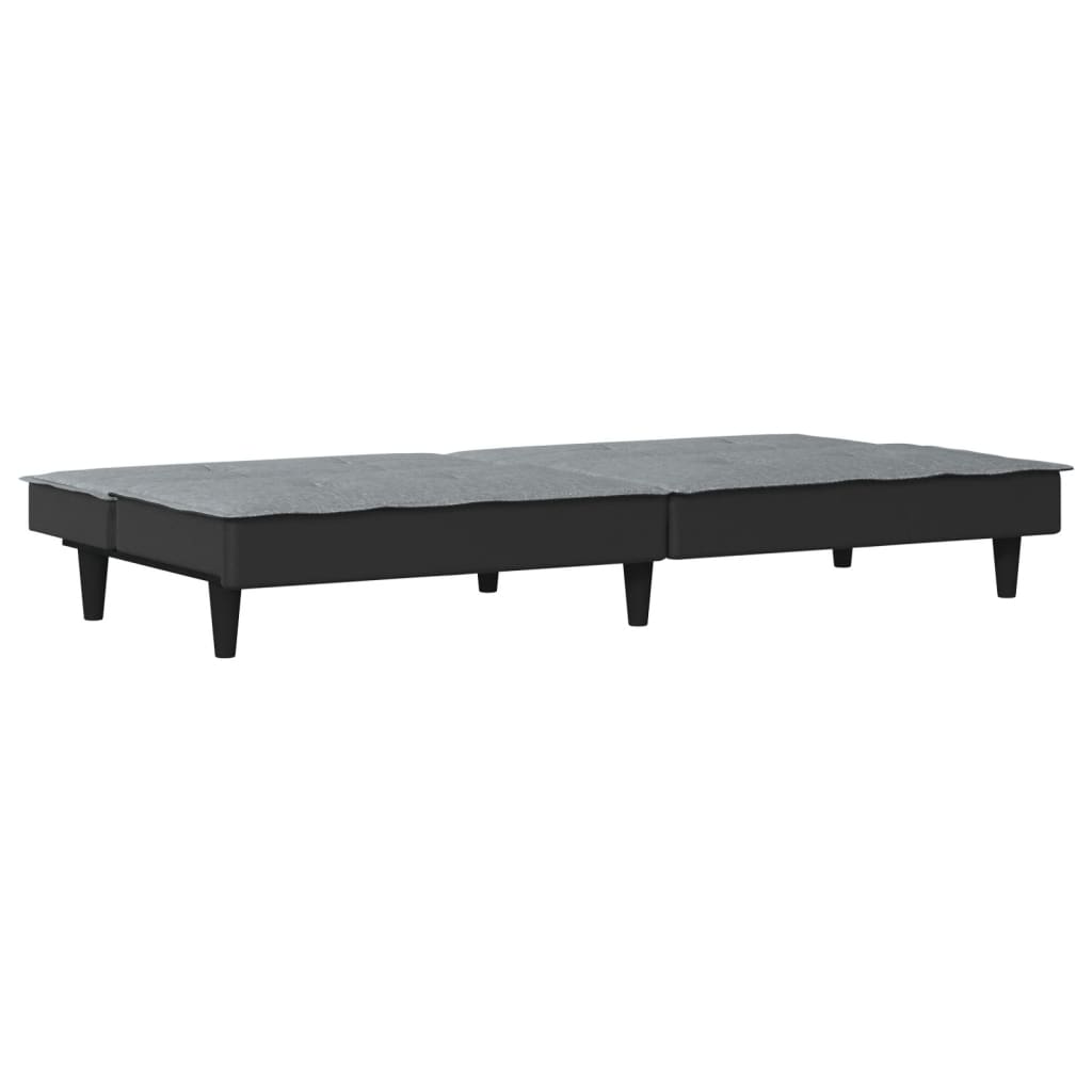 Divano Letto Grigio Chiaro in Tessuto | homemem39