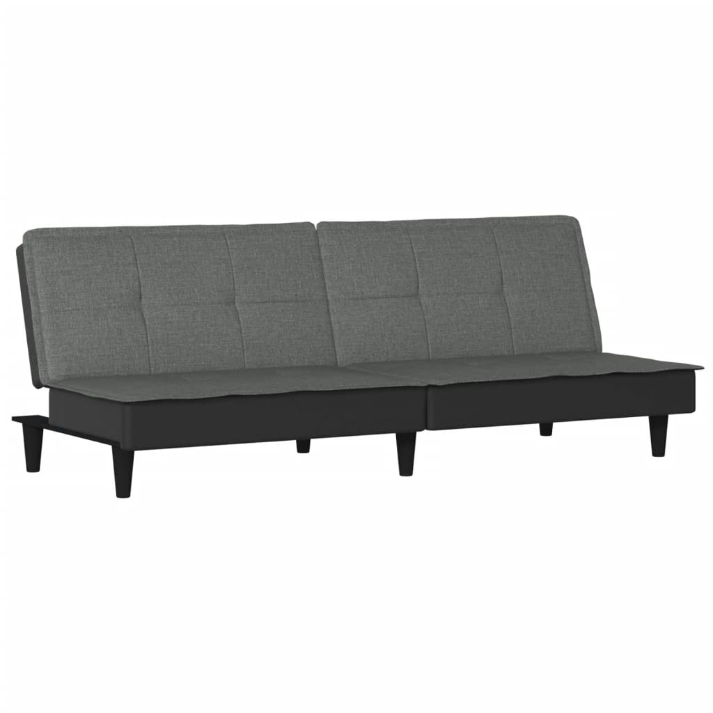 Divano Letto Grigio Scuro in Tessuto | homemem39