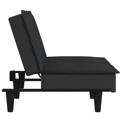 Divano Letto Nero in Tessuto | homemem39