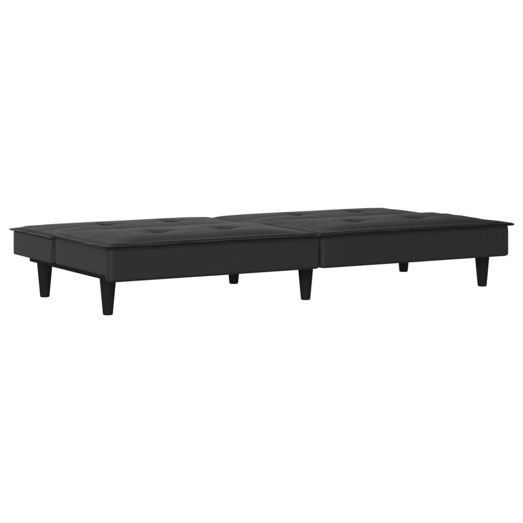 Divano Letto Nero in Tessuto | homemem39