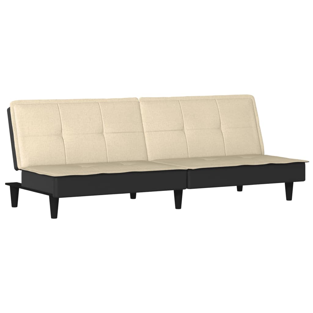 Divano Letto Crema in Tessuto | homemem39