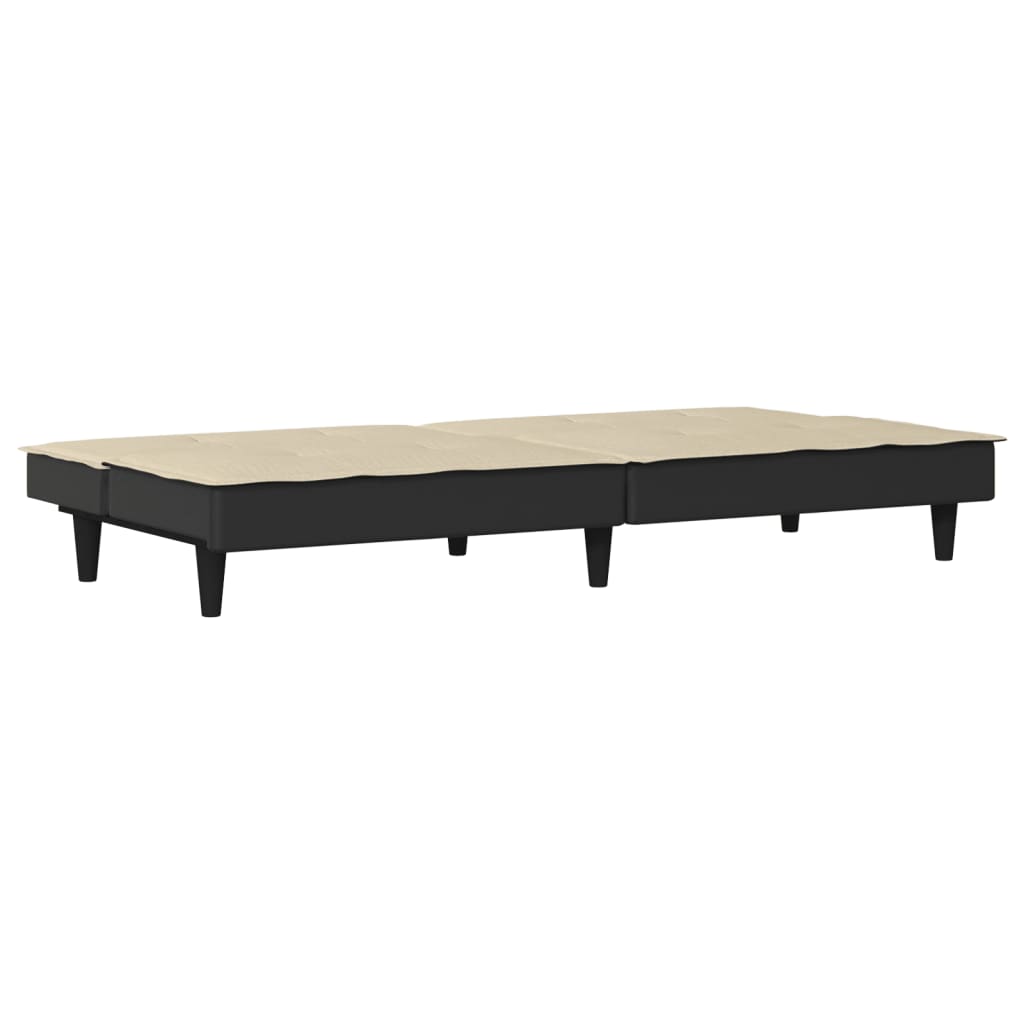 Divano Letto Crema in Tessuto | homemem39