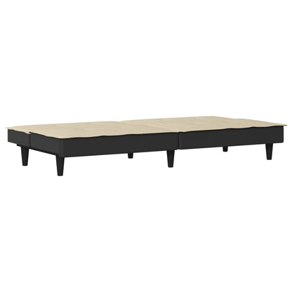 Divano Letto Crema in Tessuto | homemem39