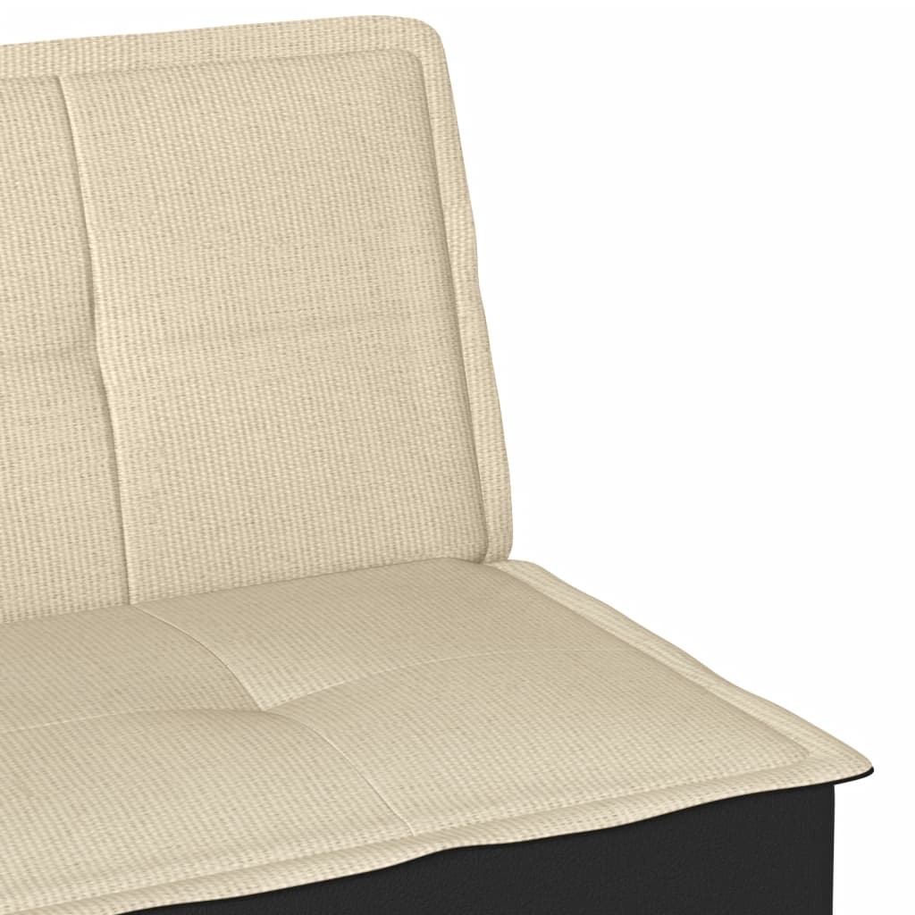 Divano Letto Crema in Tessuto | homemem39