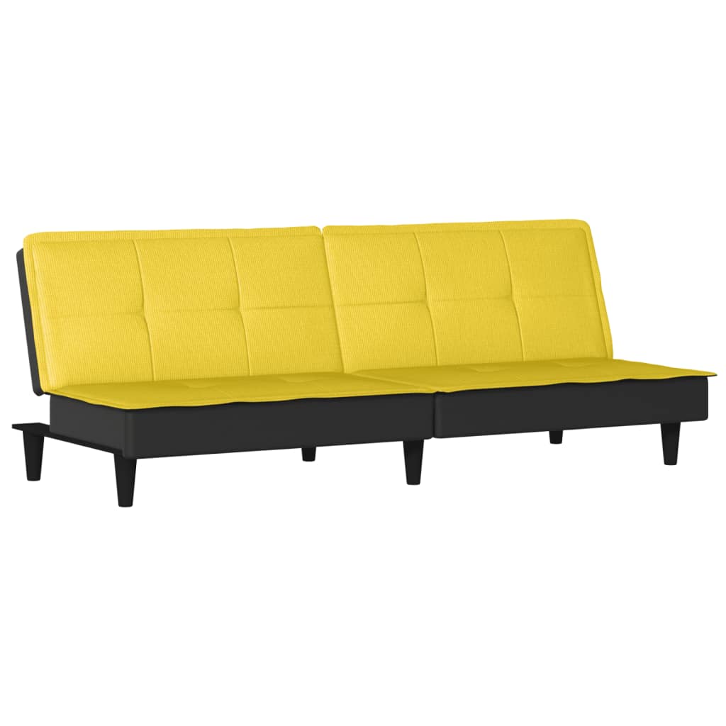 Divano Letto Giallo Chiaro in Tessuto | homemem39