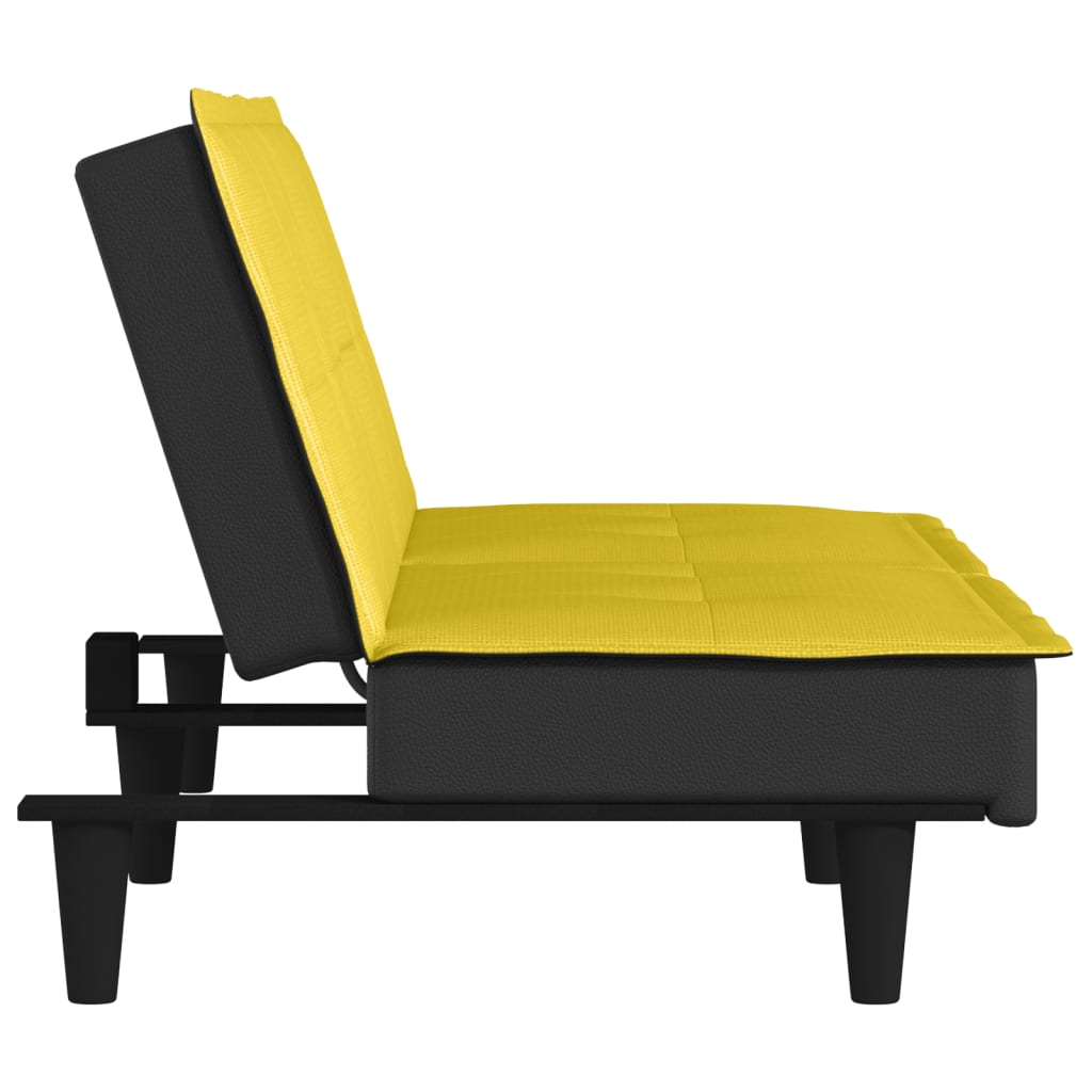 Divano Letto Giallo Chiaro in Tessuto | homemem39