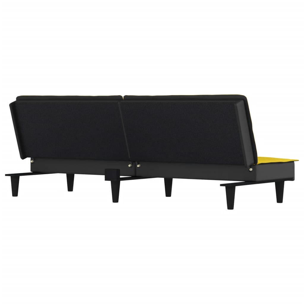 Divano Letto Giallo Chiaro in Tessuto | homemem39