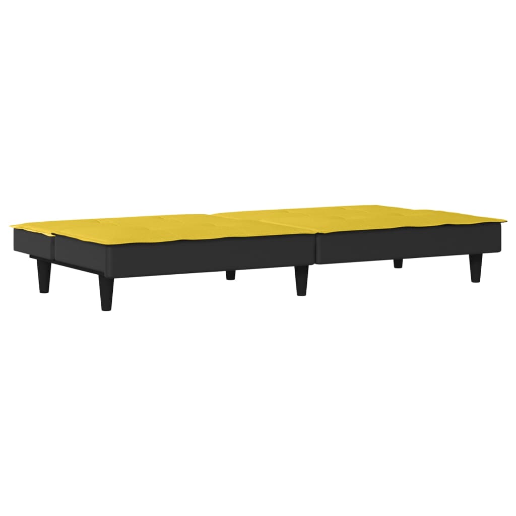 Divano Letto Giallo Chiaro in Tessuto | homemem39