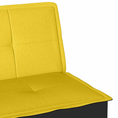 Divano Letto Giallo Chiaro in Tessuto | homemem39