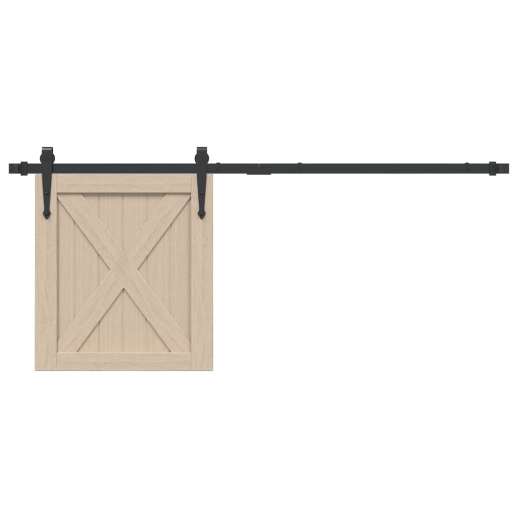 Kit Mini Anta Scorrevole Armadio in Acciaio al Carbonio 122 cm | homemem39