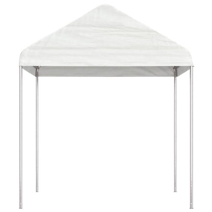 Gazebo con Tetto Bianco 2,28x2,23x2,69 m in Polietilene | homemem39