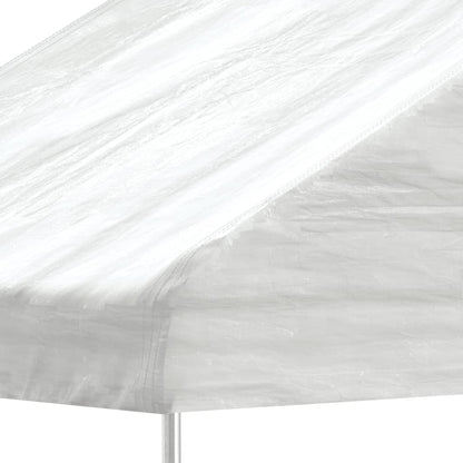 Gazebo con Tetto Bianco 2,28x2,23x2,69 m in Polietilene | homemem39