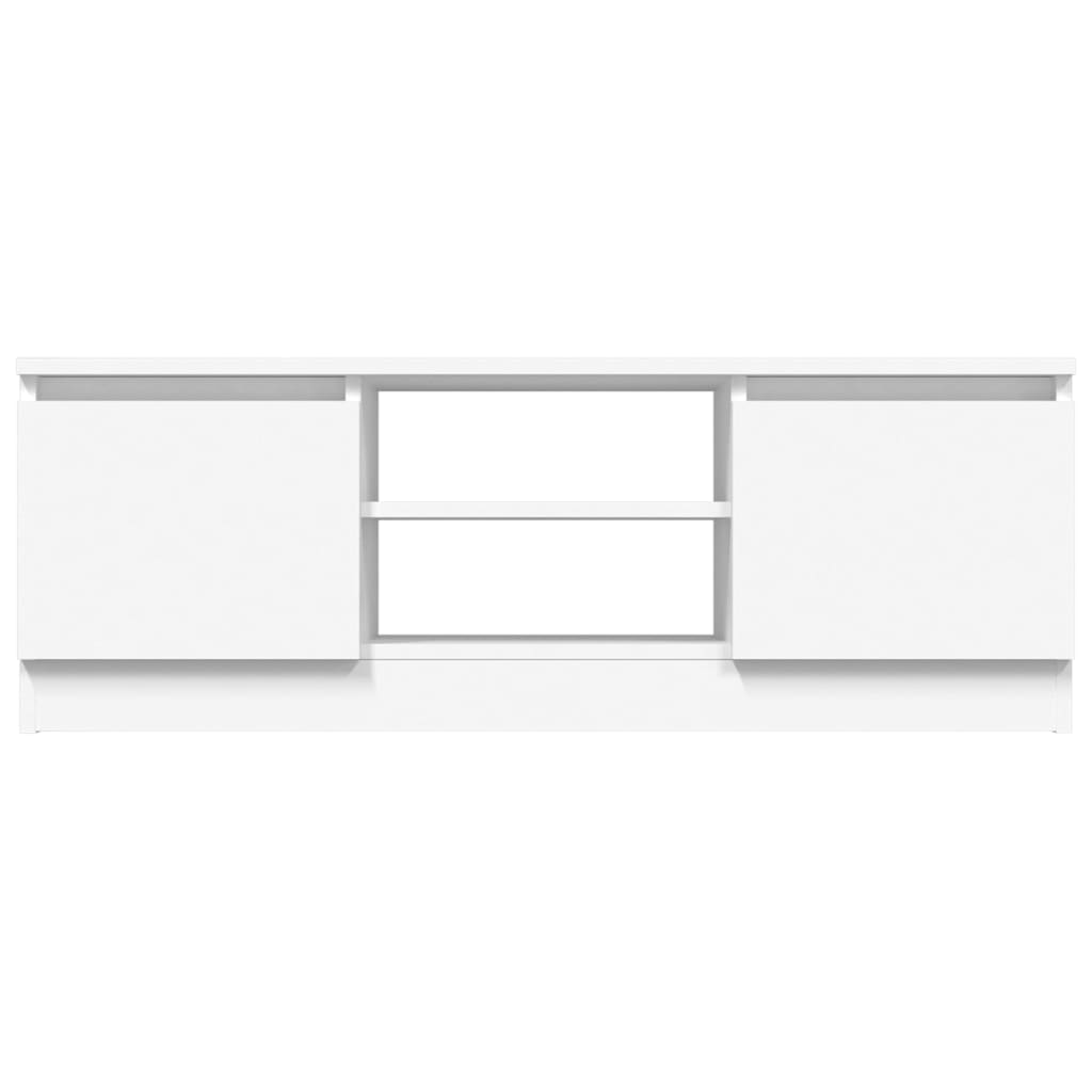 TV Stand with White Door 102x30x36 cm